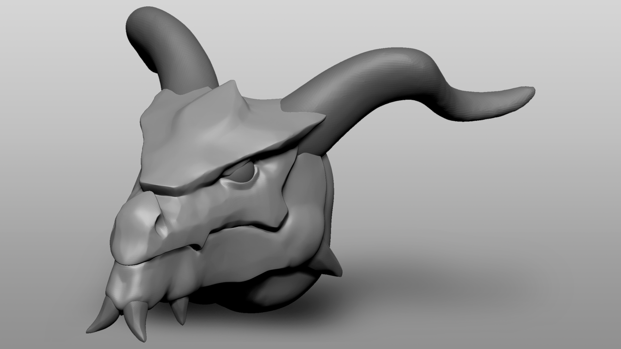 Zbrush From Scratch Zbrush Course - Bull (1280x720), Png Download
