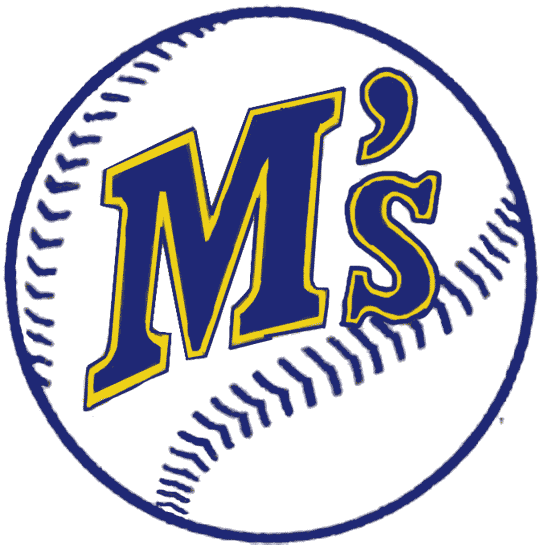 Gallery For > Seattle Mariners Logo Vector - Seattle Mariners 1987 Logo (541x545), Png Download