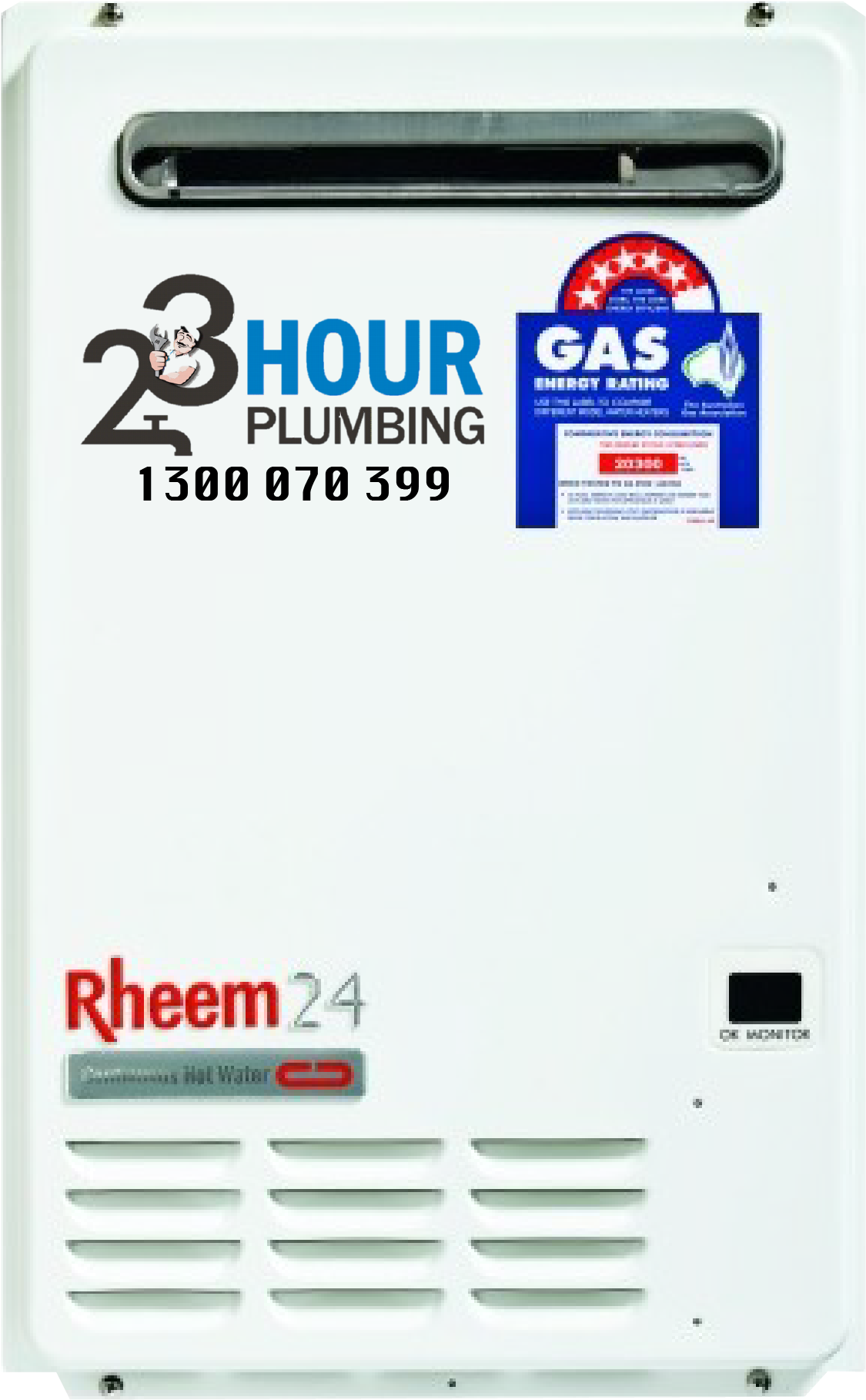 Rheem 24 Instantaneous Hot Water System Price - Rheem 871e24nf Natural Gas Continuous Flow Hot Water (2196x1947), Png Download