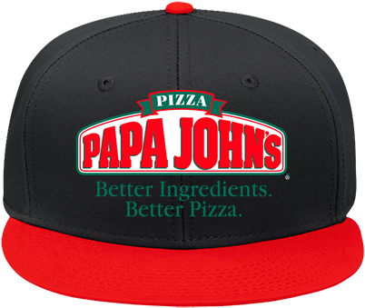 Snap Back Flat Bill Hat - Papa Johns Snapback Hat (450x450), Png Download
