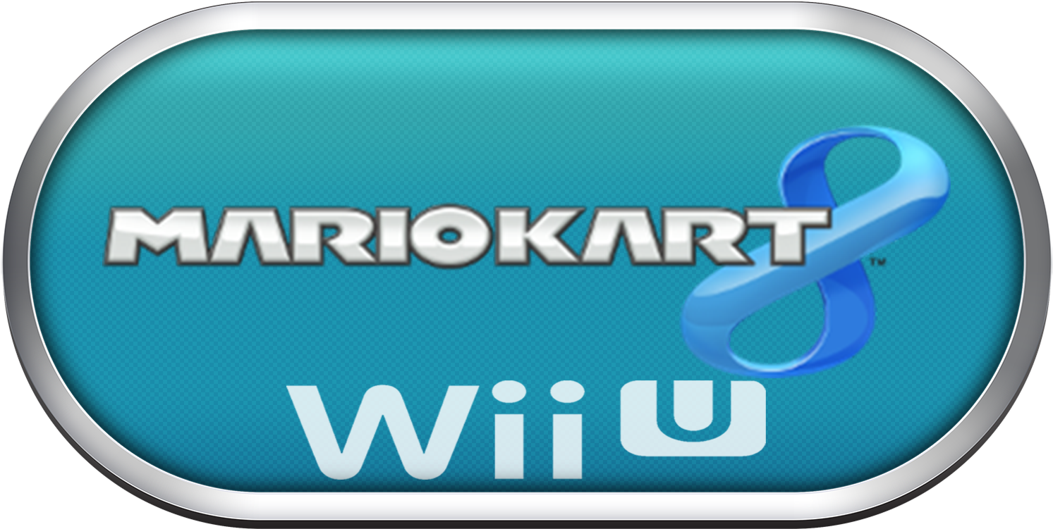Wii U Silver Ring Clear Game Logo Set - Mario Kart 8 (1506x756), Png Download