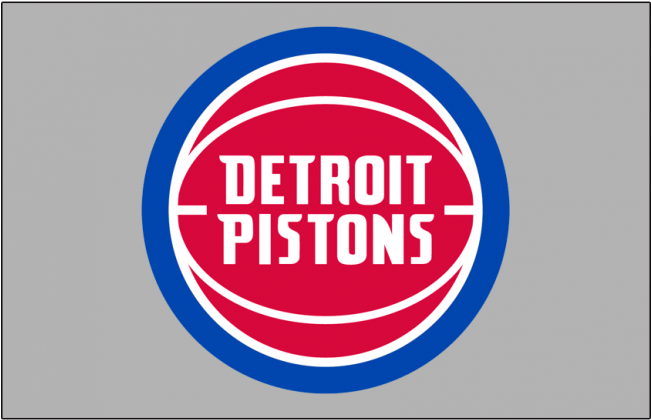 Detroit Pistons Logos Iron Ons - Detroit Pistons (650x800), Png Download
