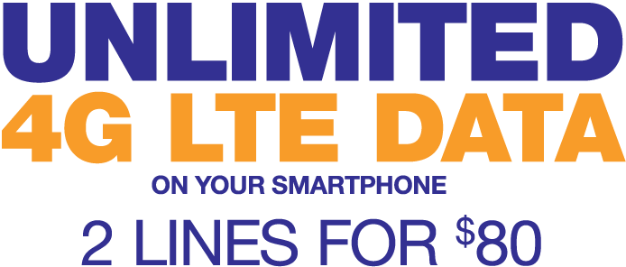 Photos - Metro Pcs 2 Lines For 80 (694x296), Png Download