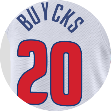 Detroit Pistons Dwight Buycks - Josh Donaldson Game Worn Jersey (360x360), Png Download