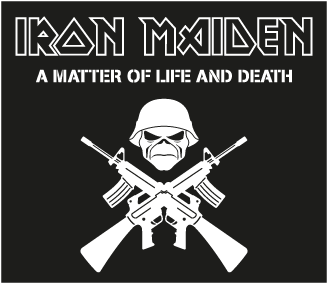 Iron Maiden A Matter Of Life And Death (400x400), Png Download