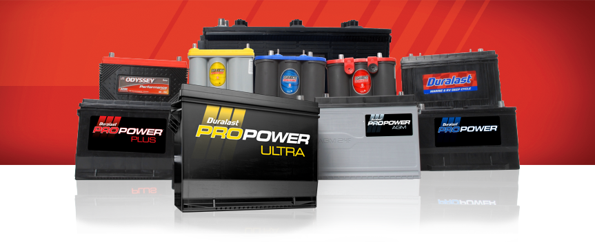 Duralast Battery Family - Box (863x352), Png Download