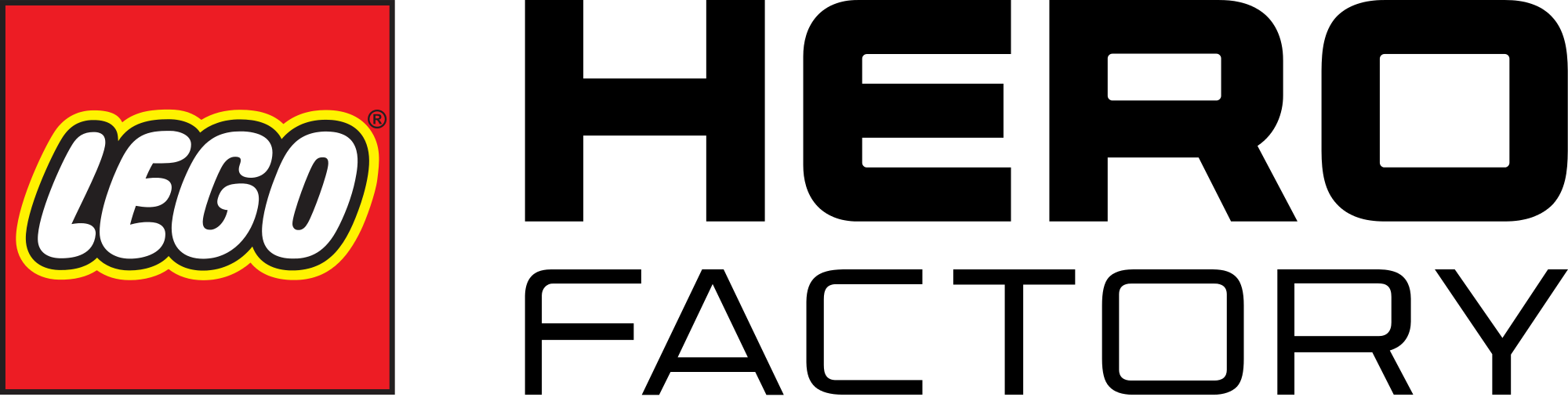 Open - Lego Hero Factory Logo (2000x507), Png Download
