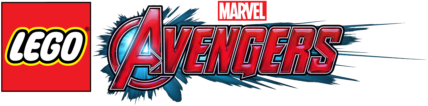 48, 9 Mag 2015 - Lego Marvel Avengers Logo Png (1369x339), Png Download