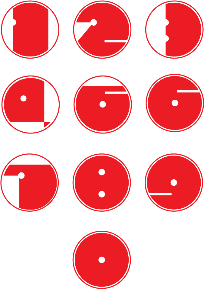 Numbers Font "eft Mega" - Circle (800x1086), Png Download