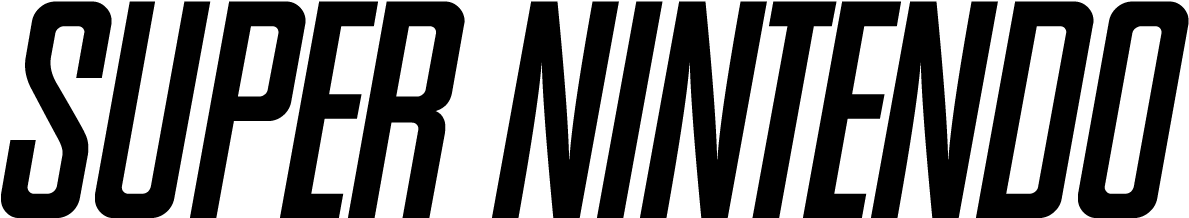 Snes Italic By 629fonts Is A Font Based On The Super - Super Nintendo Entertainment System Logo (1200x300), Png Download