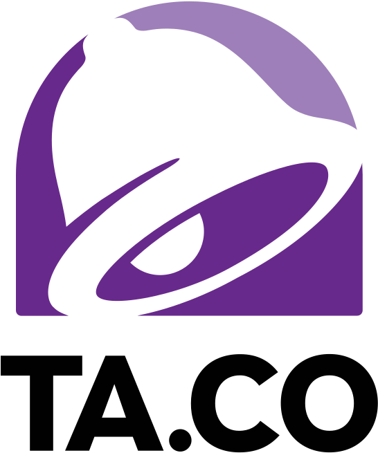 A Taco Bell - Taco Bell Logo 2018 (612x792), Png Download