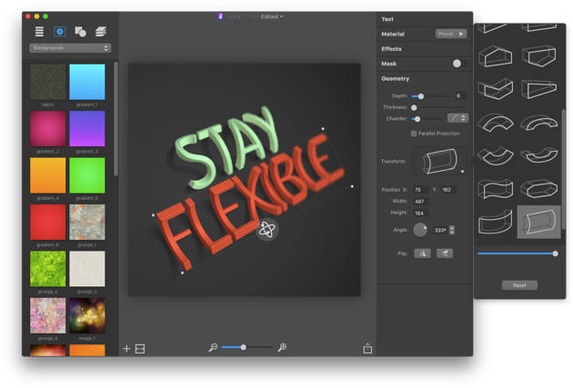 Curved Type - Text (640x434), Png Download