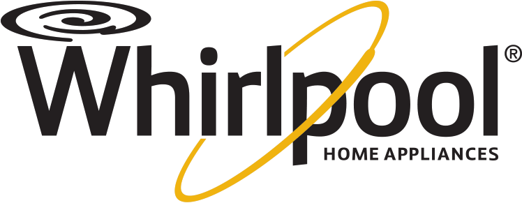Whirlpool Logo Callout - Whirlpool Home Appliances Logo (750x297), Png Download