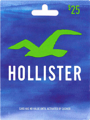 Hollister - $25 - Hollister $25 Gift Card (470x500), Png Download