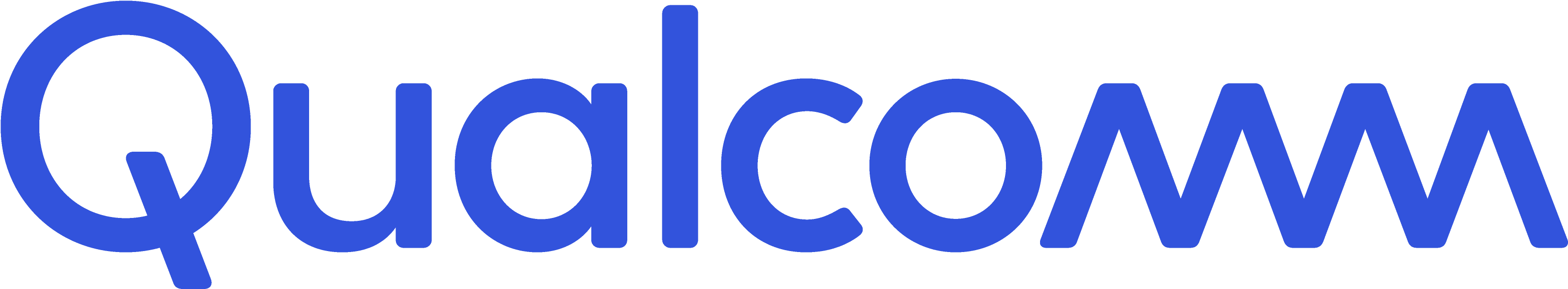 Qualcomm Logo - Qualcomm (4312x1647), Png Download