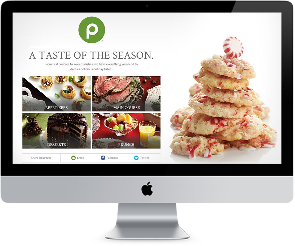 To Celebrate The Christmas Season, Publix Created A - Best Mobile Email Newsletter (1000x846), Png Download