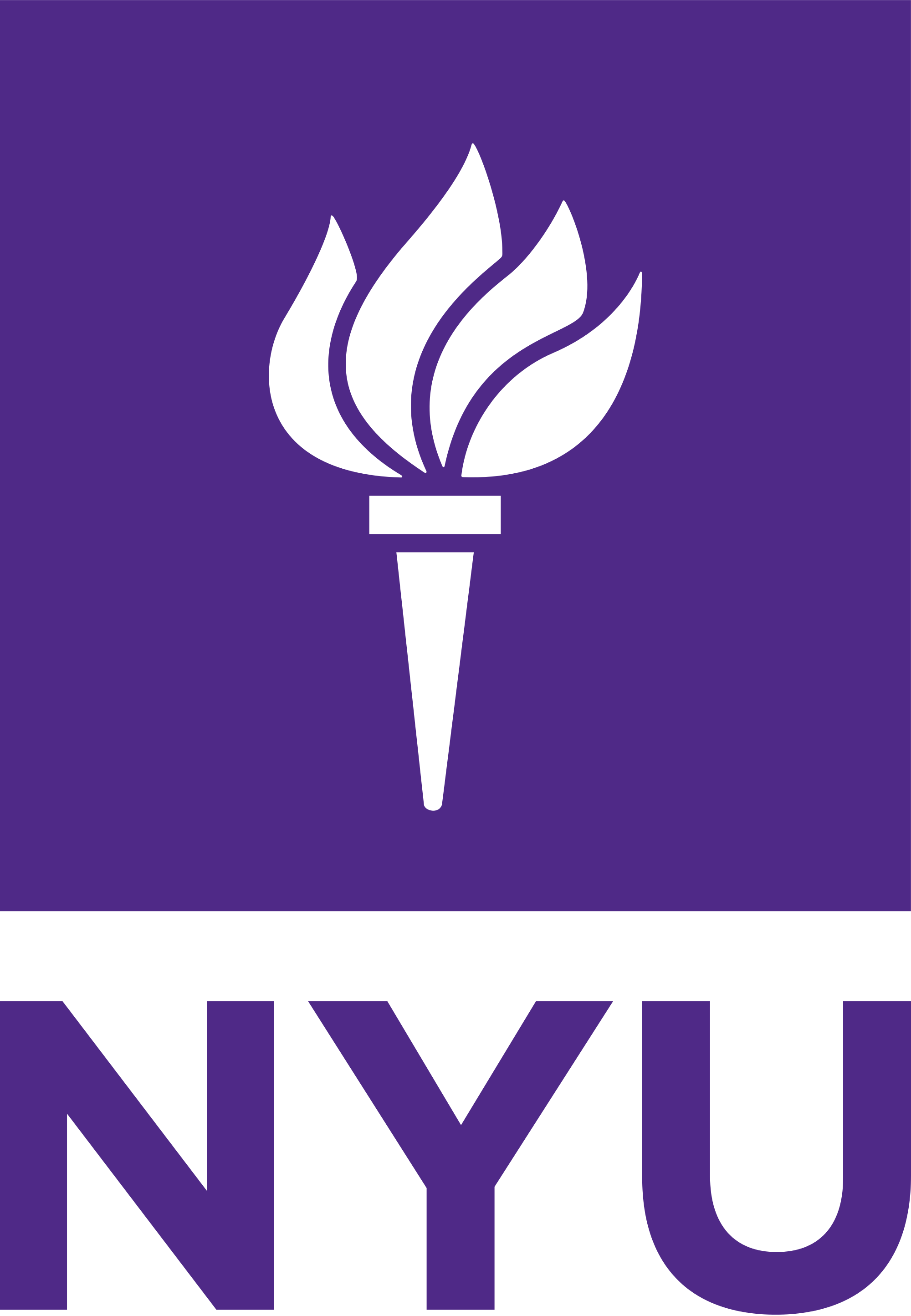 2000px Nyu Stacked Color Svg - Nyu Logo Transparent (2000x2889), Png Download