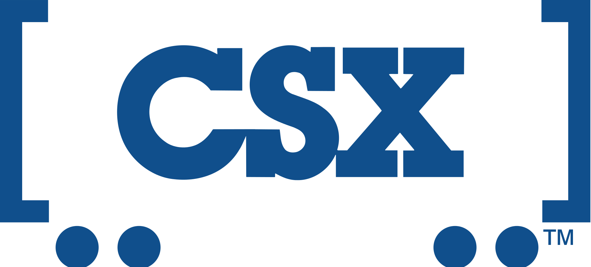 Csx Train Derails In New Martinsville - Csx Logo Png (2000x906), Png Download