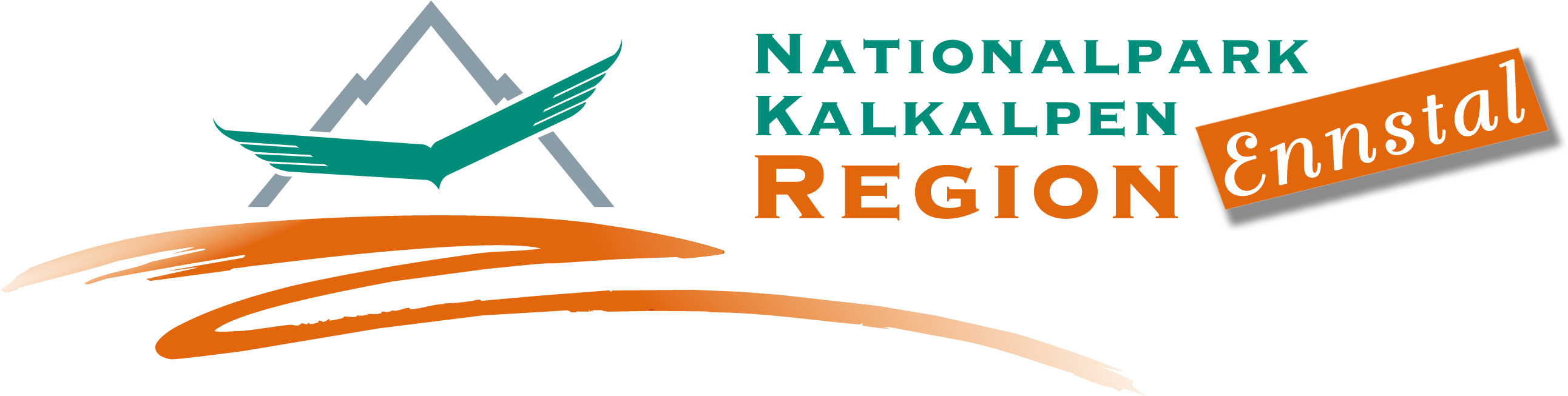 Npr Logo Ennstal 2015 - Nationalpark Kalkalpen Region (2627x652), Png Download