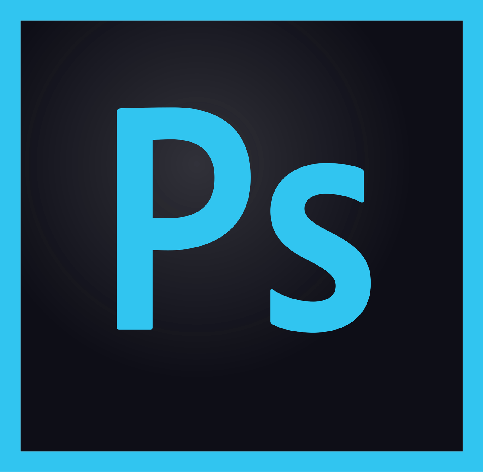 Adobe Photoshop Logo - Adobe Photoshop Cc Icon (1600x1600), Png Download