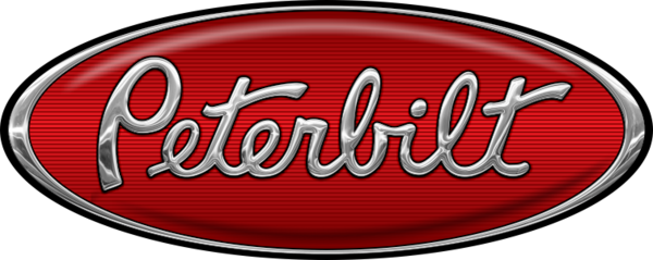 Peterbilt Hood Logo Skins - Peterbilt Logo (600x239), Png Download
