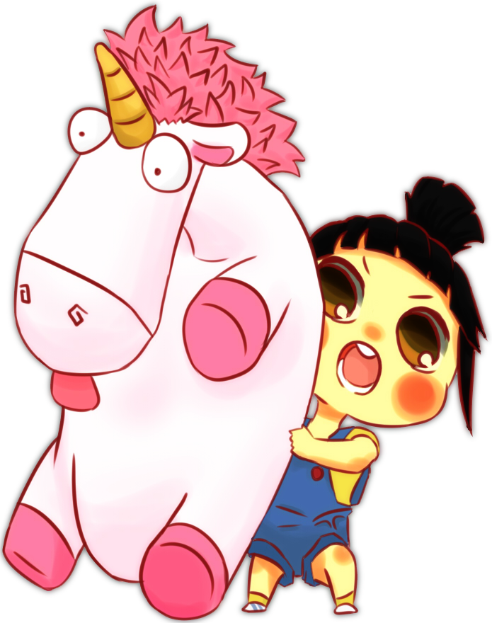 It's So Fluffy I'm Gonna Die By Tomatoesareevil On - Despicable Me Unicorn Drawing (695x880), Png Download