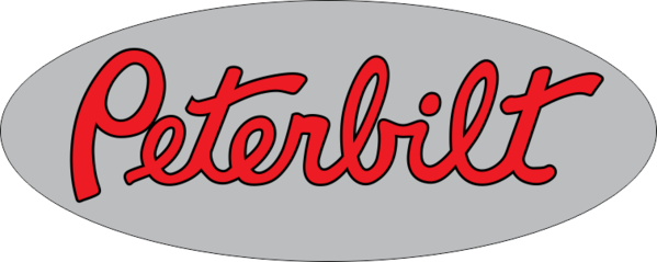 Peterbilt Hood Logo Skins - Peterbilt Logo Green (599x239), Png Download