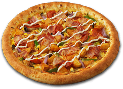Pizza Hut Png - Barbecue Chicken Tender Pizza (500x364), Png Download