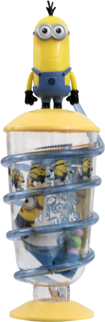 Despicable Me Candy Cup Container - Decoratief Figur Minions - Kevin (450x1121), Png Download