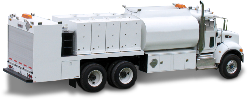 Kflt2 Fuel Lube Truck On A Peterbilt - Lube Trucks (950x441), Png Download