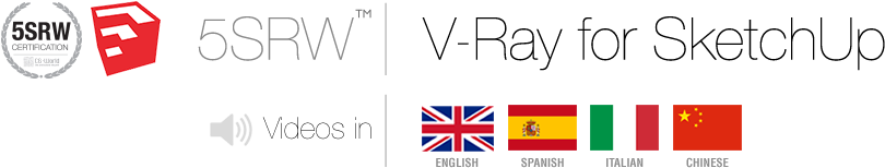 Vray For Sketchup - V-ray (846x204), Png Download