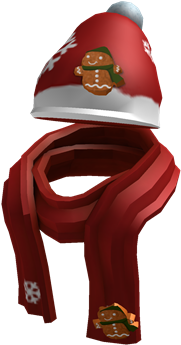 Gingerbread Scarf & Hat - Hat (420x420), Png Download