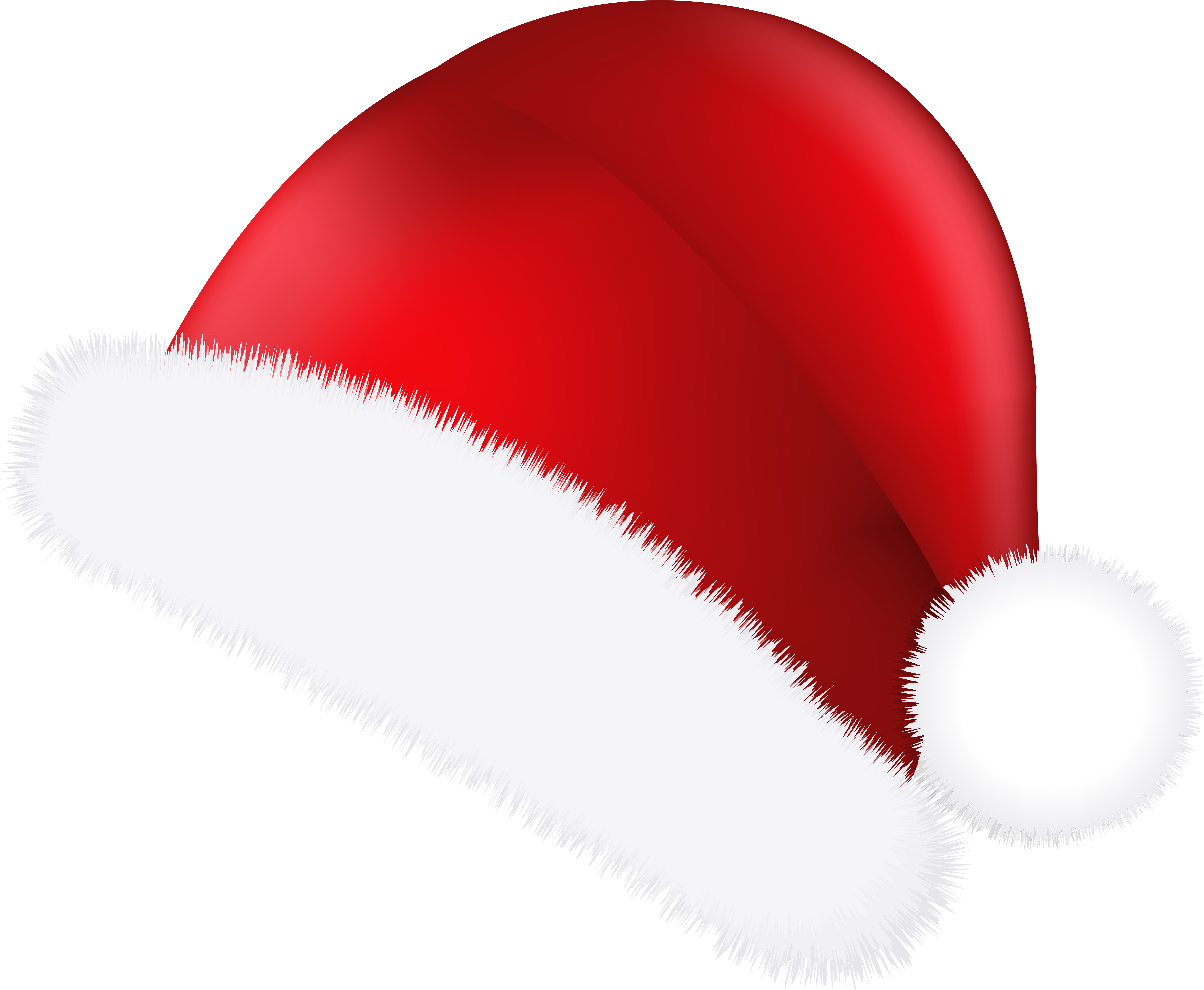 Santa Claus Hat Clip Art Image (8000x6577), Png Download