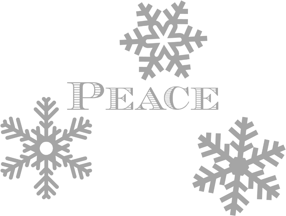 Peace Snowflakes Christmas Message From Coombe Mill - Let Her Eat Cake Birthday Card (1000x747), Png Download