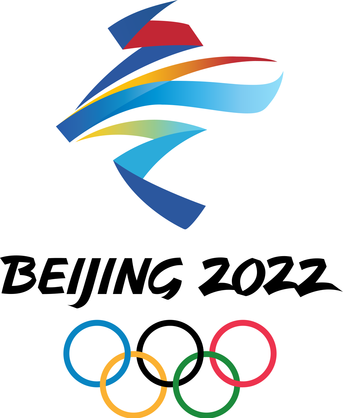 Winter Olympics Png - Winter Olympics 2022 Logo (1200x1459), Png Download