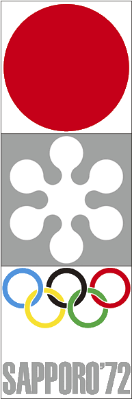 1972 Sapporo Winter Olympics 900 × 650 Pixels - 1972 Winter Olympics Logo (900x650), Png Download
