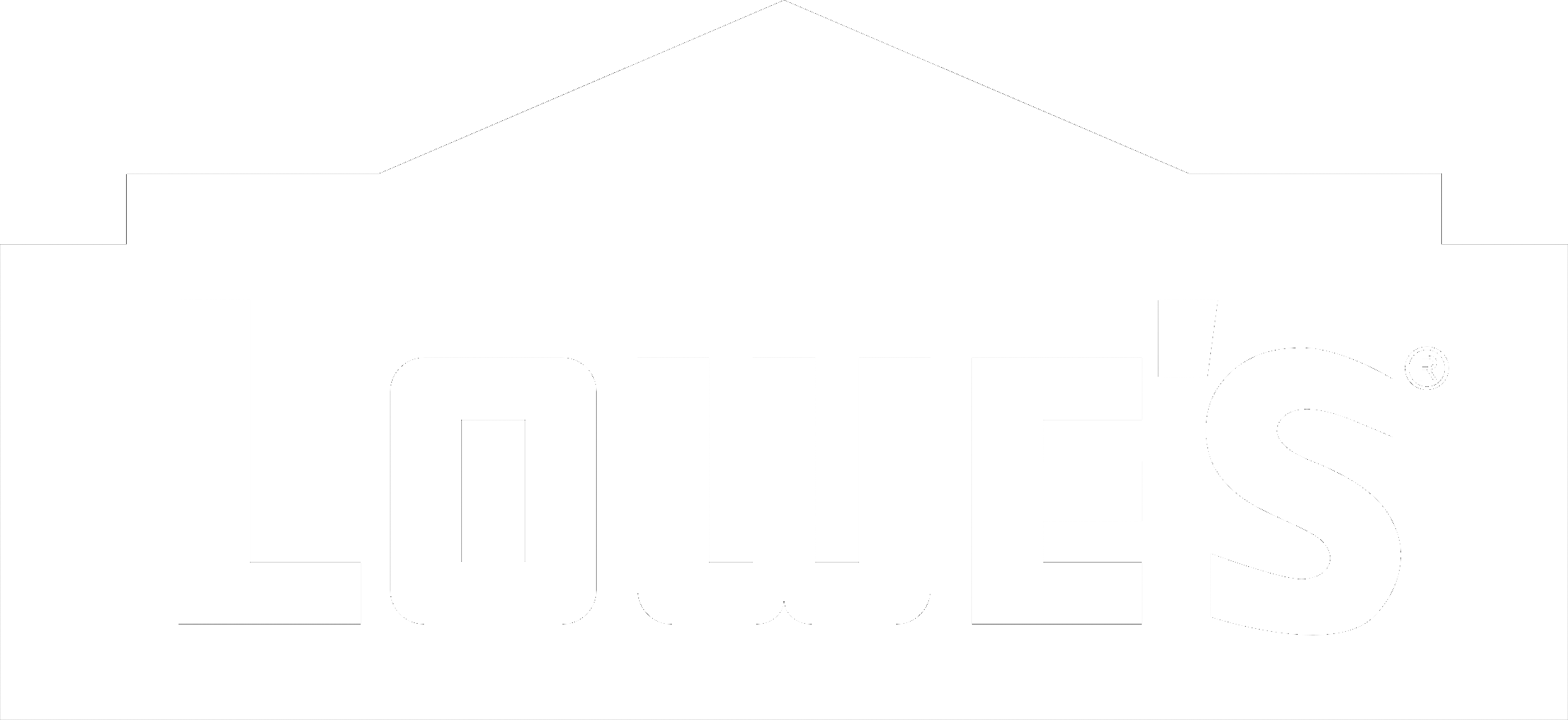 Introduction - Lowes Logo White Png (2152x988), Png Download