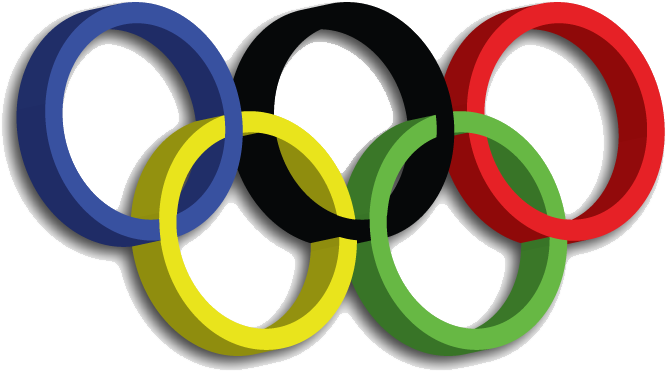 Olympic Rings Png File - El Símbolo De Las Olimpiadas (670x384), Png Download
