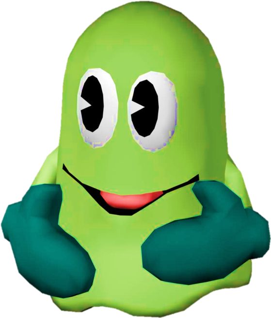Funky Ghost - Orson Pacman (570x660), Png Download