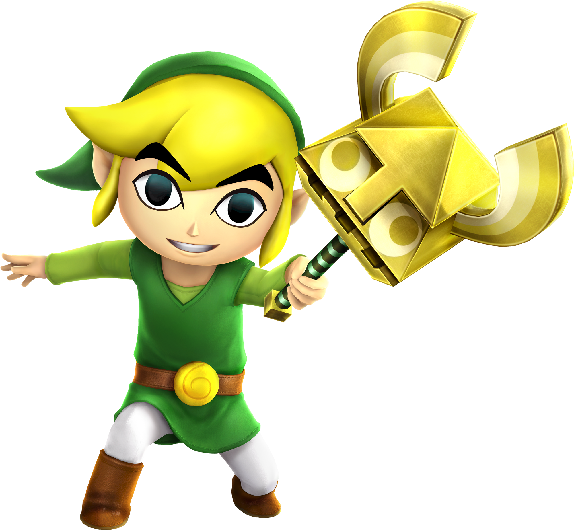 Sand Wand - Toon Link Sand Wand (2000x2000), Png Download