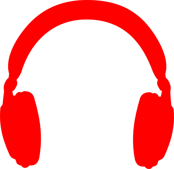 Svg Library Stock Icons Without Background Clip Art - Red Headphone Icon Png (600x584), Png Download