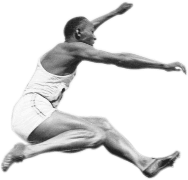 Clip Jesseowens Olympics - Day In Sport: Landmark Events (791x1120), Png Download