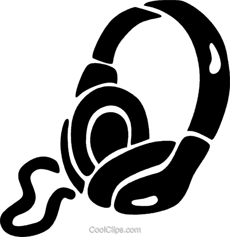 Headphones - Clip Art (465x480), Png Download