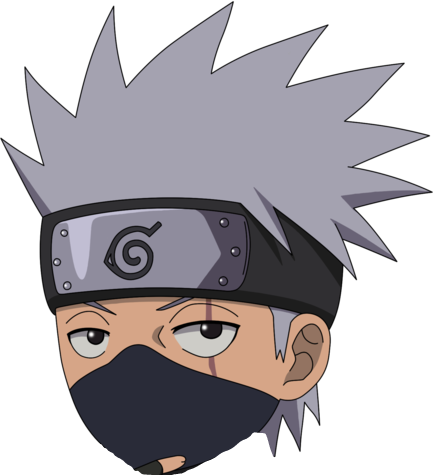 Png Stiker Stikers Kakashi Kakashihatake Naruto Naruto - Kakashi Chibi Png (433x475), Png Download