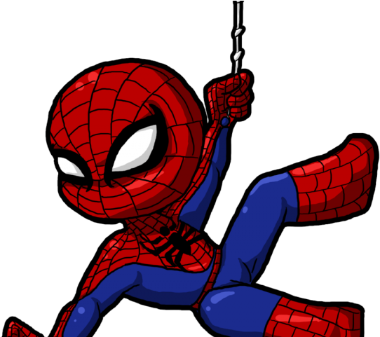 Deviantart Logo Clipart Spiderman Comic - Spiderman Cartoon Drawing (640x480), Png Download