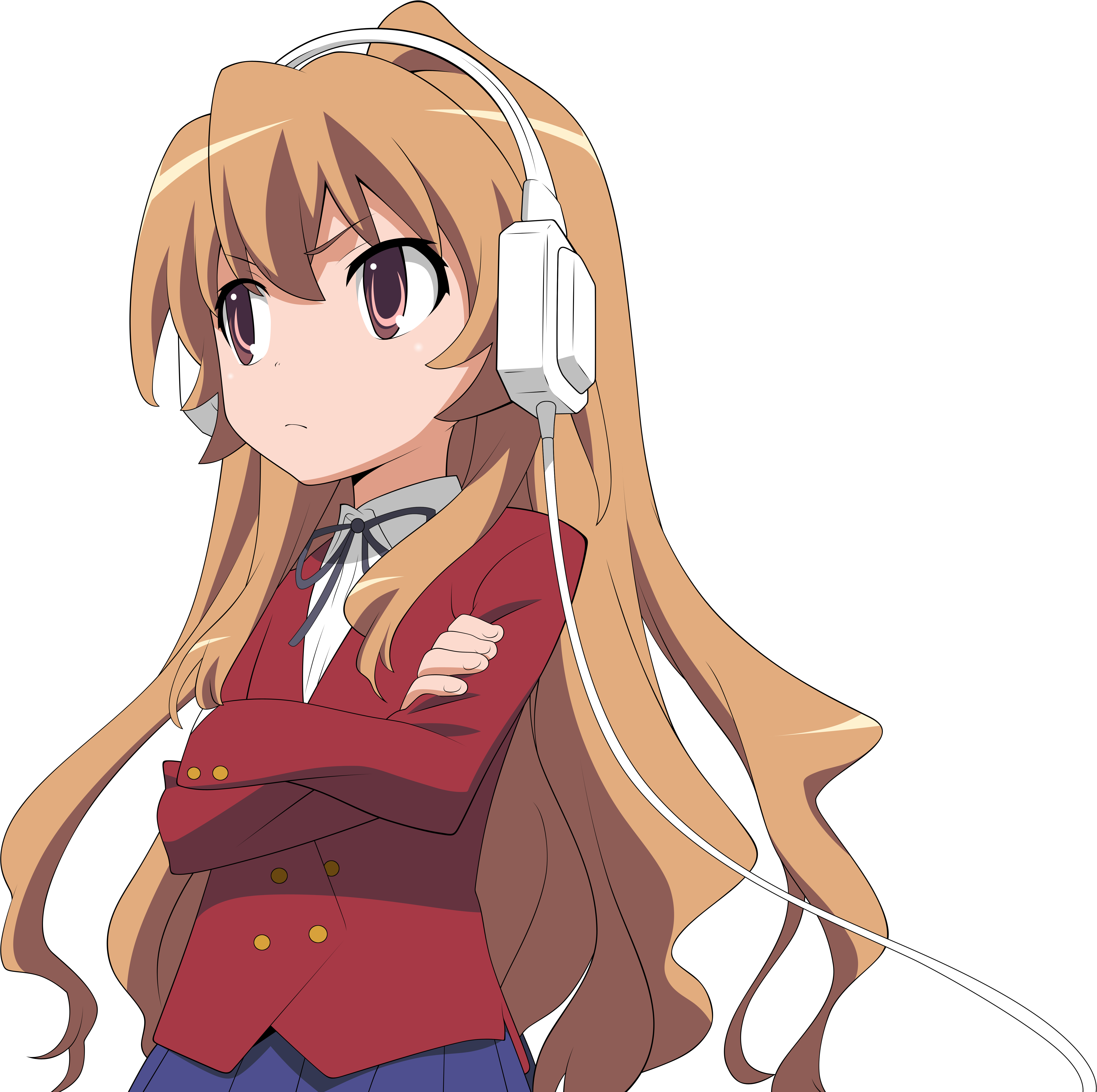 Download Png - Toradora Taiga (6088x5696), Png Download
