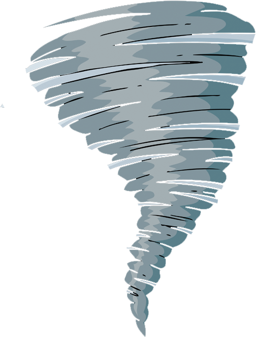 Where To Take Shelter - Transparent Background Tornado Clipart (574x675), Png Download