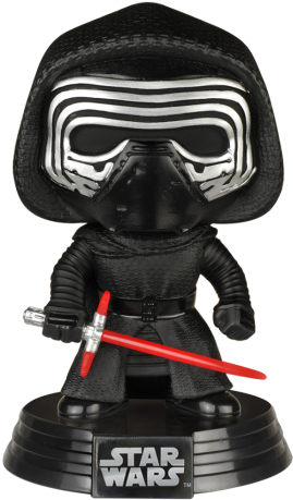 Funko Pop! Star Wars Ep7: Kylo Ren Vinyl Figurine (560x560), Png Download