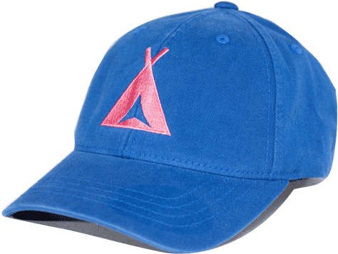 Aspinwall Kids Tent Flexfit Hat Royal Blue / Pink Aspinwall - Azul (672x800), Png Download