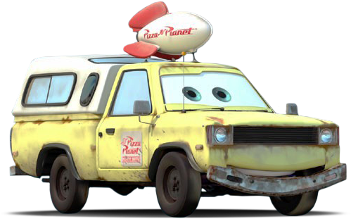 Todd, The Pizza Planet Truck (507x315), Png Download